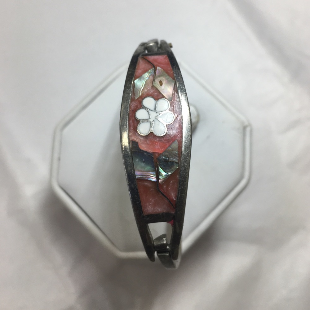 sterling silver bangle bracelet Mexico - Picture 1 of 6